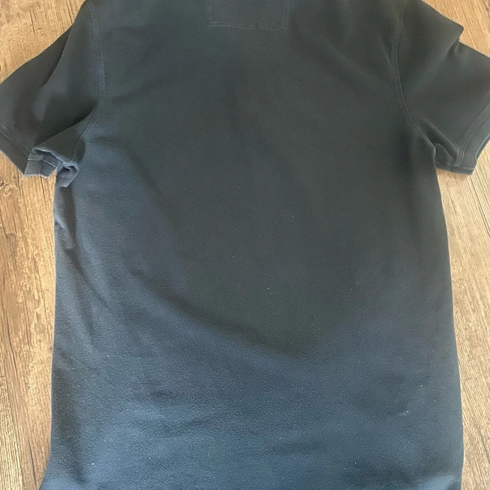 Banana Republic Black Polo Shirt Short Sleeve Cotton